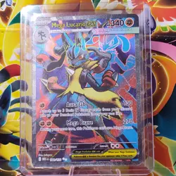 Pokemon TCG Mega Evolution Mega Lucario ex 160/132 Ultra Rare Full Art NM/Mint - Image 1