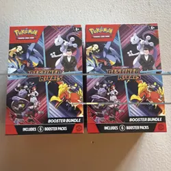 Pokemon Scarlet & Violet Destined Rivals Booster Bundle Box Sealed Lot Of 2 - Image 1