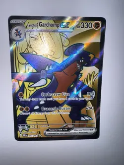 Pokemon TCG Cynthia's Garchomp ex 215/182 Ultra Rare Holo 330 HP - Image 1