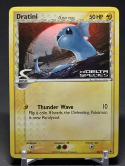 Pokemon TCG Dratini Delta Species 66/113 - EX Delta Species/ Rev Holo Stamped-NM - Image 1