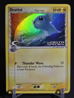 Pokemon TCG Dratini Delta Species 66/113 - EX Delta Species/ Rev Holo Stamped-NM - Image 2
