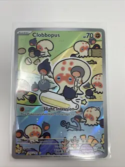 Clobbopus - 207/191 - Illustration Rare Pokemon SV08 Surging Sparks NM - Image 1