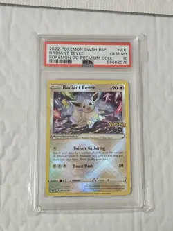 PSA 10 RADIANT EEVEE #230 BLACK STAR PROMO 2022 POKEMON SWSH SWORD & SHEILD - Image 1