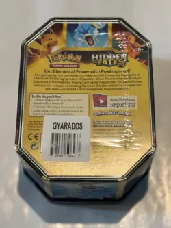 Pokemon TCG Hidden Fates - Gyarados-GX Collector's Tin - New Sealed - Image 2