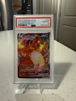 💎 PSA 10 Charizard Vmax 020/189 Full Art Darkness Ablaze GEM MINT Pokemon 💎 - Image 1