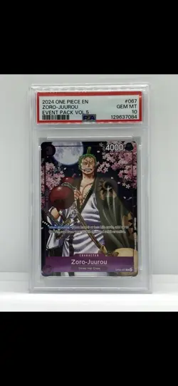 One Piece Zoro-Juurou SP OP05-067 Event Pack Vol.5 PSA 10 - Image 1