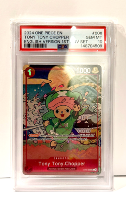 Tony Tony.Chopper English Version 1st Anniversary Set ST01-006 One Piece PSA 10 - Image 3