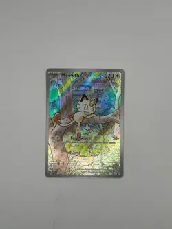 Pokemon Meowth 106/094 – Phantasmal Flames – English IR (Illustration Rare) NM - Image 1