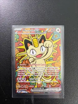 Meowth ex 121/088 ENGLISH Special Illustration Rare - Perfect Order SIR Pokemon - Image 1