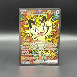 Meowth ex 121/088 ENGLISH Special Illustration Rare - Perfect Order SIR Pokemon - Image 1