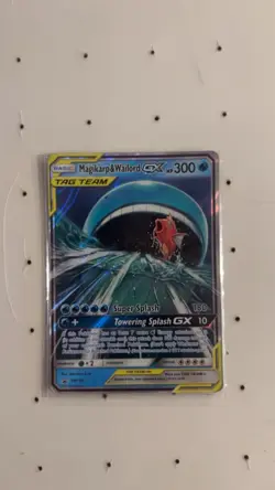 Pokemon TCG Magikarp Wailord GX Tag Team SM166 Promo Card - Image 1