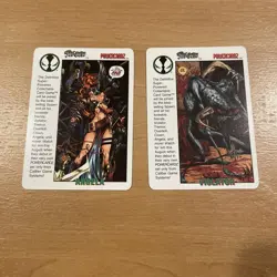 Spawn Power Cardz Angela & Violator PROMO Card Caliber 1995 Card CCG Pre release - Image 1