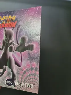 MP! - #150 Mewtwo 8/8 Non Holo - Danone 2000 Pokemon Stadium Tip Card - Image 5