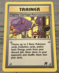 Pokemon TCG Nightly Garbage Run Team Rocket 77/82 Regular LP NICE CARD SEE PICS - Image 1