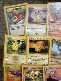 30 Vintage Non Halo Pokemon Card Lot Pikachu Jigglypuff Dragonair Charmeleon NP - Image 2