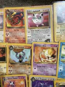 30 Vintage Non Halo Pokemon Card Lot Pikachu Jigglypuff Dragonair Charmeleon NP - Image 3