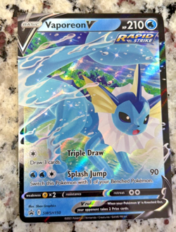 Vaporeon V SWSH150 SWSH: Sword & Shield Promo Cards Holo - Image 1