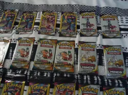 LARGE LOT OF 25 = POKEMON 3 CARD PACKS UNIFIED MINDS REBEL CLASH DARKNESS ABLAZE - Image 4