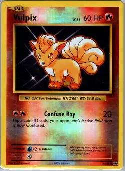 Vulpix 14/108 Reverse Holo XY - Evolutions - Pokemon Card - NM - Image 1