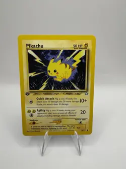 Pokemon Neo Genesis 1st Edition Pikachu Card 70/111 - Image 1