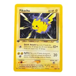 Pokemon Neo Genesis 1st Edition Pikachu Card 70/111 (LP) - Image 1