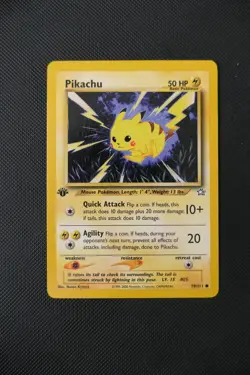 Pokemon TCG Pikachu 1st Edition Neo Genesis 70/111 WOTC Card - Image 1