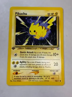 [2000] Pokemon Card TCG | Pikachu 1st Edition #70/111 Neo Genesis |. - Image 1