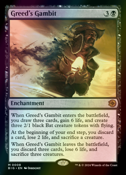 MTG Greed's Gambit Foil ** The Big Score ** English (NM) - Image 1