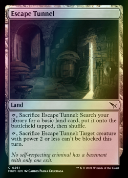 MTG Escape Tunnel Foil ** Murders at Karlov Manor ** English - Image 1