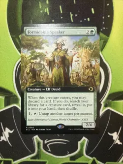 Formidable Speaker (Borderless Rare) R 0366 Lorwyn Eclipsed Mtg NM - Image 1