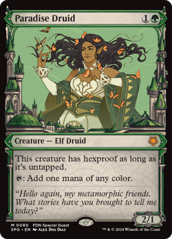 x1 Paradise Druid Special Guests MTG 80 MYTHIC M/NM 1x - Image 1
