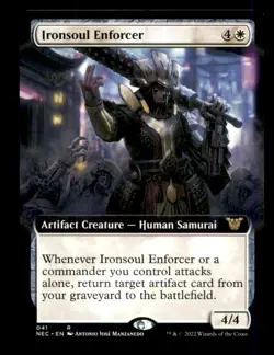 Ironsoul Enforcer LP Light Play Neon Commander MTG [12345] - Image 1