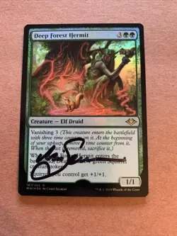 MTG Magic Deep Forest Hermit FOIL Signed Artist Proof x1 MH1 Chris Seaman - Image 1