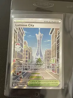 Lumiose City 111/088 Full Art Trainer Pokemon TCG Perfect Order - NM - Image 1