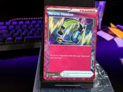 MIRACLE HEADSET ACE SPEC RARE 183/191 SURGING SPARKS POKEMON NM - Image 1