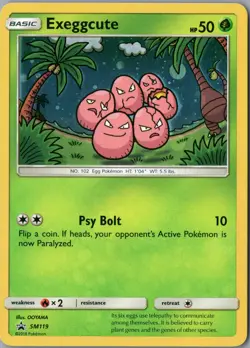 Exeggcute Promo SM Promos SM119 NM Holofoil - Pokemon - Image 1