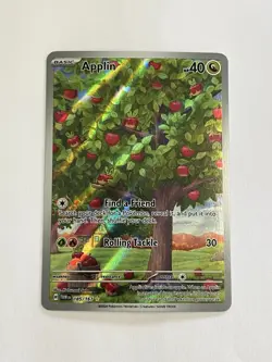 Pokemon 2024 Twilight Masquerade Applin #185/167 - Image 1