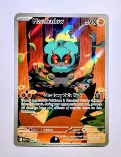 Marshadow 146/132 (& Pikachu) Me01: Mega Evolution Illustration Rare Pokemon NM - Image 1