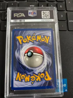 PSA 5 2001 Pokemon Game Entei-REV-Foil #34 and 1999 Pikachu 1st Edition #60 - Image 5