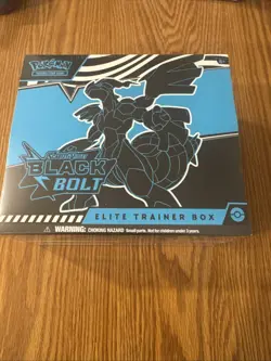 FACTORY SEALED Pokemon TCG Black Bolt Elite Trainer Box (ETB) - Image 1
