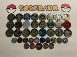 Pokemon Coin Lot x39 - LOT IS 24 LG, 1 MED, 14 SM - ONLY A COUPLE DUPES (LOT #2) - Image 2