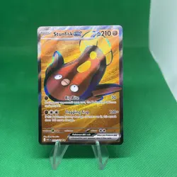 Pokemon TCG Ascended Heroes Stunfisk EX Full Art 252/217 NM - Image 1