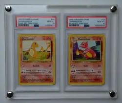 Pokemon Charmander & Charmeleon Base 4th Print 1999-2000 PSA 10 - Image 1