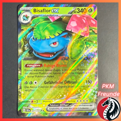 Bisaflor EX 001/142 SCR 🟢NM 🇩🇪Deutsch Pokemon Stellarkrone - Image 1