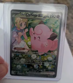 Pokemon TCG Lillie’s Clefairy ex 184/159 Journey Together SIR - NM - Image 3