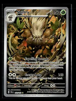 Pokemon 2024 Temporal Forces Shiftry #163/162 - Image 1