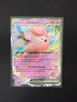 Pokemon TCG: Lillie's Clefairy Ex 56/159 Ultra Rare Journey Together NM - Image 1
