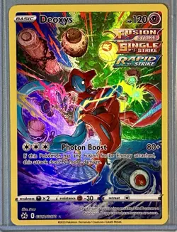 Deoxys Pokemon Crown Zenith: Galarian Gallery GG12/GG70 Holo Rare Near Mint - Image 2