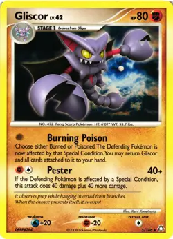 Pokemon TCG Gliscor 5/146 Legends Awakened Rare VLP - Image 1