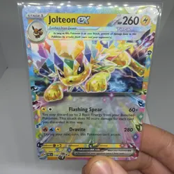Pokemon TCG Jolteon EX Prismatic Evolutions Card 030/131 Mint - Image 1
